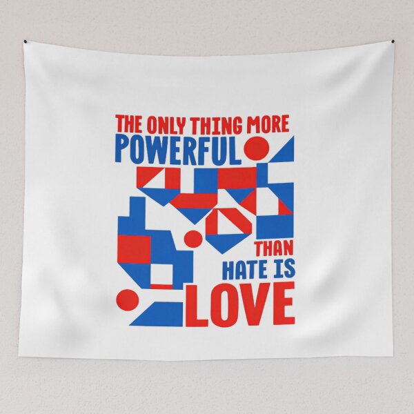 Item preview, The Only Thing More Powerful Than Hate Is Love United We Stand designed and sold by SkeletonsDanger.