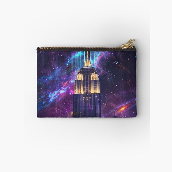 Item preview, Skyscraper Tower Cityscape Cosmic Art designed and sold by QuantumDrift.