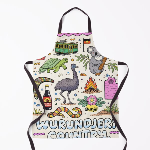 Item preview, Wurundjeri Country – Indigenous Inspired Art Print designed and sold by Matinez Pink.
