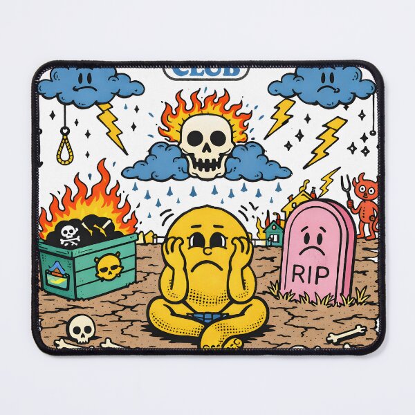 Item preview, Existential Dread Club – Dark Humor Graphic designed and sold by Matinez Pink.