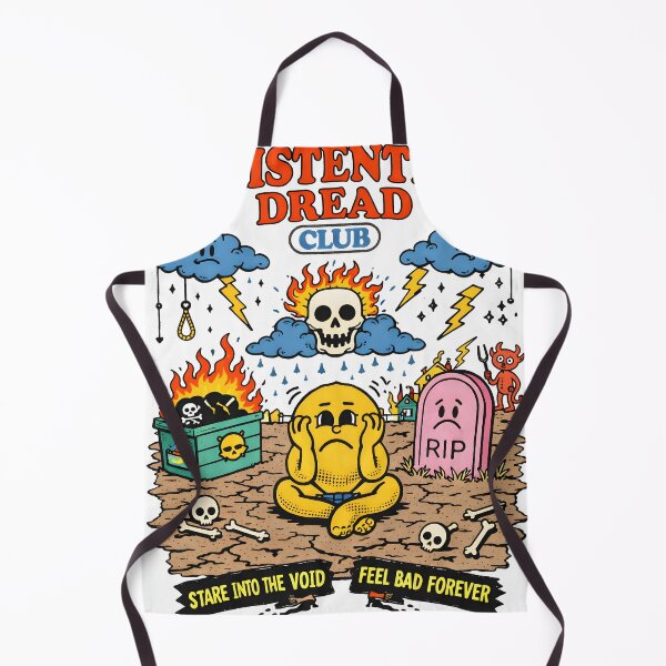 Item preview, Existential Dread Club – Dark Humor Graphic designed and sold by Matinez Pink.