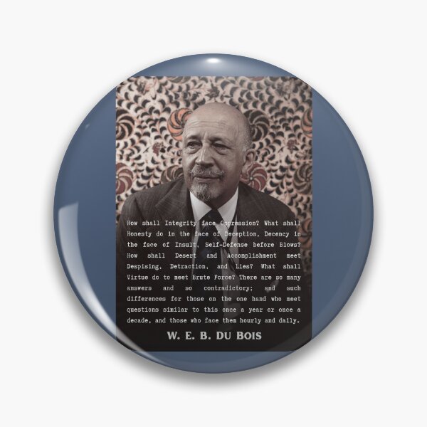 Item preview, W. E. B. Du Bois quote: How shall Integrity face Oppression? What shall Honesty do in the face of Deception, Decency in the face of Insult, designed and sold by artbleed.