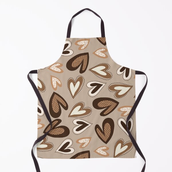 Item preview, Chocolate Truffle Hearts - Aesthetic Boho Valentine Pattern designed and sold by Boho Vibes Studio.