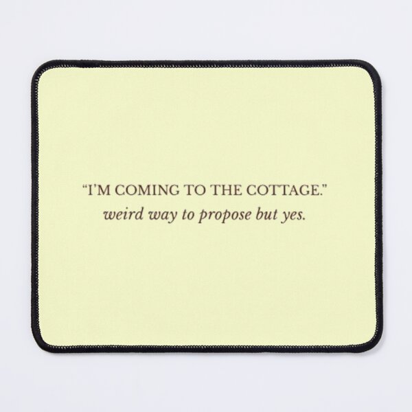 Item preview, Heated Rivalry – “Coming to the Cottage” Aesthetic typography designed and sold by KryaArts27.