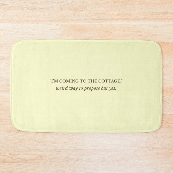 Item preview, Heated Rivalry – “Coming to the Cottage” Aesthetic typography  designed and sold by KryaArts27.