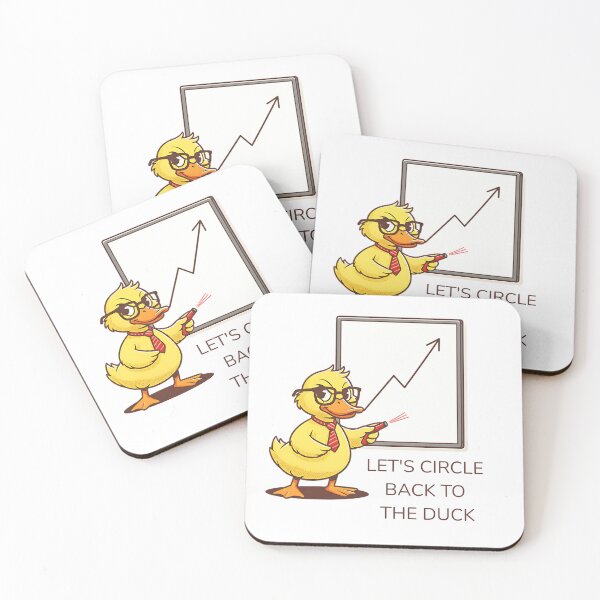 Item preview, Let's Circle Back To The Duck - Corporate Office Humor Professional Duck designed and sold by Got2BSnazzy.