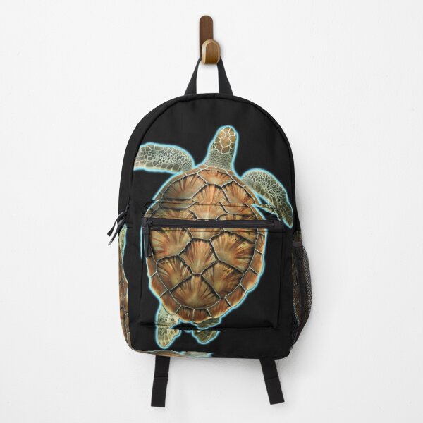 Item preview, Glowing Sea Turtle - Tropical ocean Wildlife Art designed and sold by sososweett.