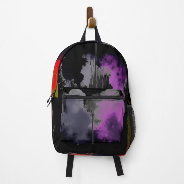 Item preview, dripping emotions black light colorful dark abstract design designed and sold by SmashingDeals.