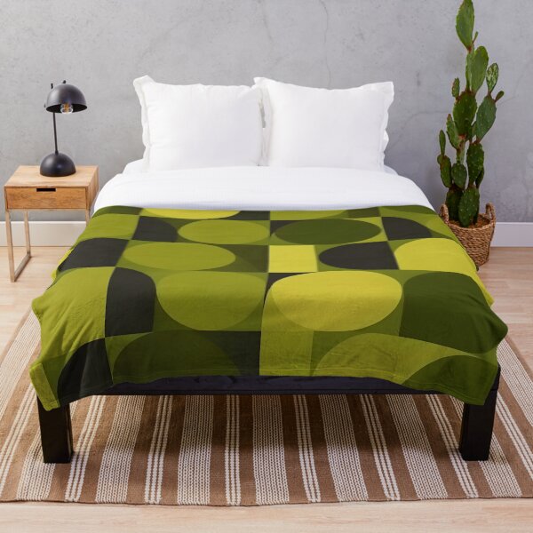 Item preview, Mid Century Olive Green Pattern  designed and sold by GraphicsClub.
