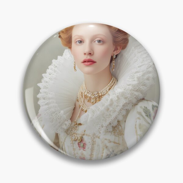 Item preview,  Elizabethan Inspired Queen Portrait – Tudor Era Fashion Art Print, Regal Renaissance Wall Decor designed and sold by Mindrender.