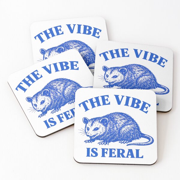 Item preview, Possum The Vibe is Feral  designed and sold by kittyonmyofoot.