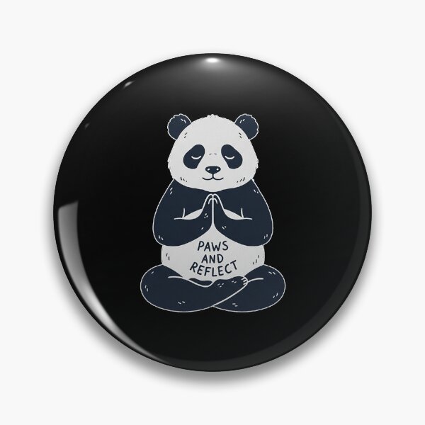 Item preview, Zen Panda Paws and Reflect Meditation Art designed and sold by zzz888.
