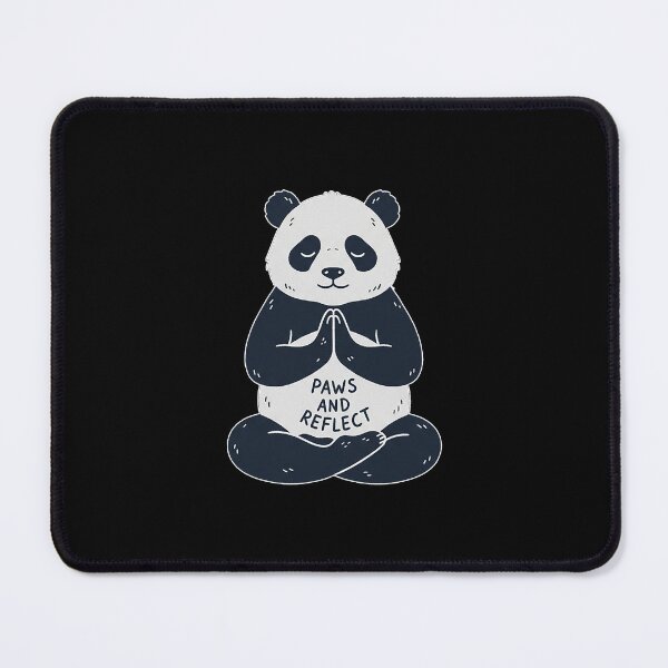 Item preview, Zen Panda Paws and Reflect Meditation Art designed and sold by zzz888.