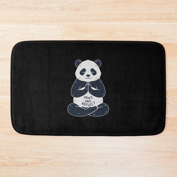 Item preview, Zen Panda Paws and Reflect Meditation Art designed and sold by zzz888.