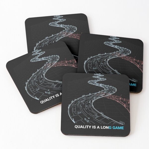 Item preview, Quality Is a Long Game Continuous Improvement Tech Journey Design designed and sold by us-products.