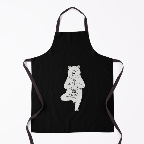 Item preview, Zen Bear Tree Pose Paws and Reflect Mindfulness designed and sold by zzz888.