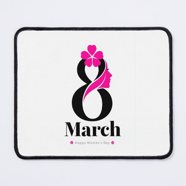 Item preview, March 8 International Women’s Day Pink Woman Silhouette Greeting Card designed and sold by FestivityFinds.