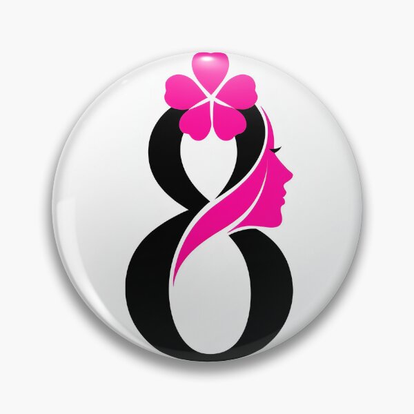 Item preview, March 8 International Women’s Day Pink Woman Silhouette Greeting Card designed and sold by FestivityFinds.