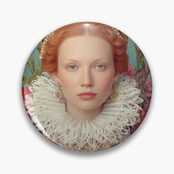Item preview,   Elizabethan Inspired Queen Portrait – Tudor Era Fashion Art Print, Regal Renaissance Wall Decor designed and sold by Mindrender.