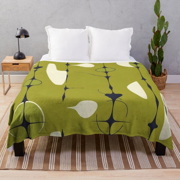 Item preview, Mid Century Olive Green Pattern designed and sold by GraphicsClub.