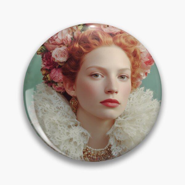 Item preview,  Elizabethan Inspired Queen Portrait – Tudor Era Fashion Art Print, Regal Renaissance Wall Decor designed and sold by Mindrender.