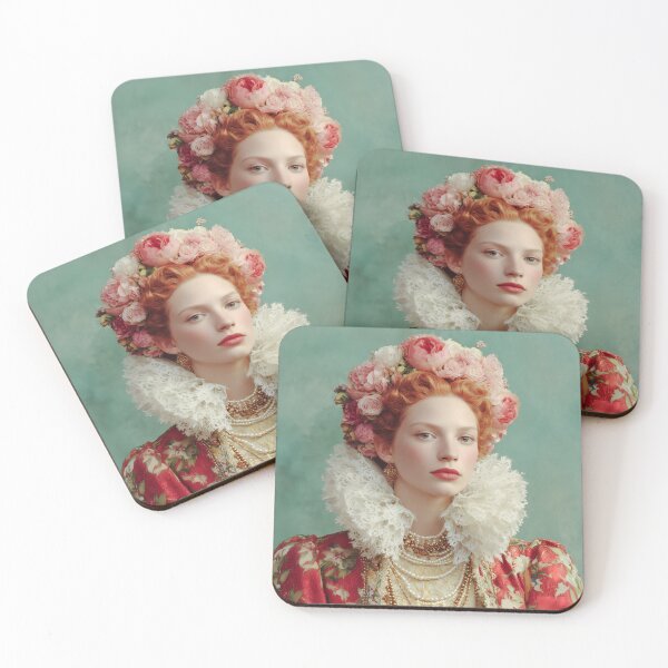 Item preview,  Elizabethan Inspired Queen Portrait – Tudor Era Fashion Art Print, Regal Renaissance Wall Decor designed and sold by Mindrender.