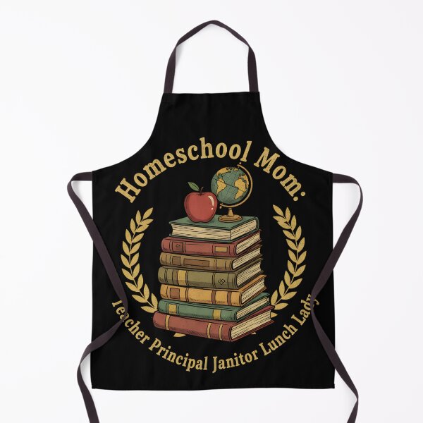 Item preview, HOME SCHOOL MOM Teacher Principal Janitor Lunch Lady home schooling education safer for kids designed and sold by Jt41.