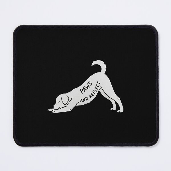 Item preview, Serene Downward Dog: Paws and Reflect Pun designed and sold by zzz888.