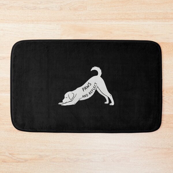 Item preview, Serene Downward Dog: Paws and Reflect Pun designed and sold by zzz888.