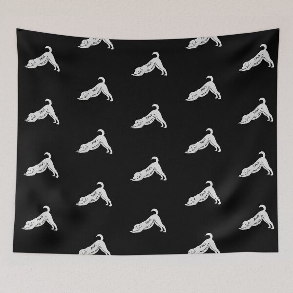 Item preview, Serene Downward Dog: Paws and Reflect Pun designed and sold by zzz888.