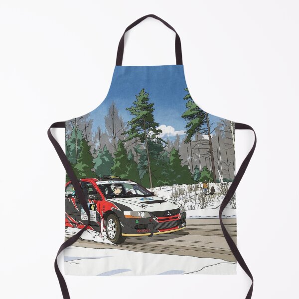 Item preview, Mitsubishi Lancer Rally Car on snow anime style designed and sold by Rally-Anime.