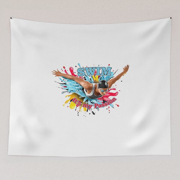 Item preview, Swim – It’s My Passion | Sports Design for Swimming designed and sold by MuninosShop.