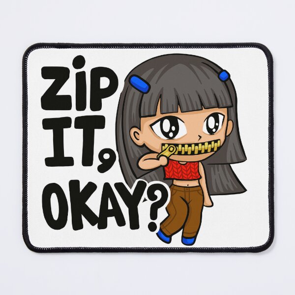 Item preview, Zip It, Okay? designed and sold by SOPI SOPI CRAFT.