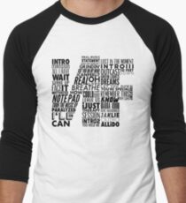 NF - Word Collaboration Design Baseball ¾ Sleeve T-Shirt