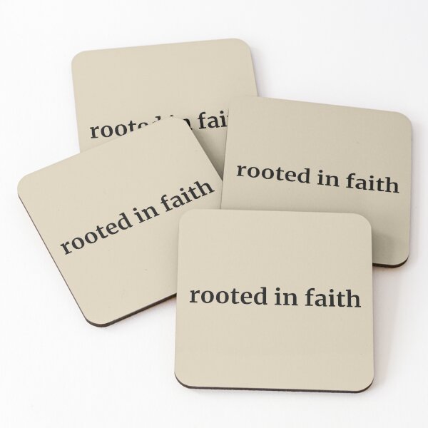 Item preview, Rooted In Faith Christian Typography designed and sold by StillTrustingCo.