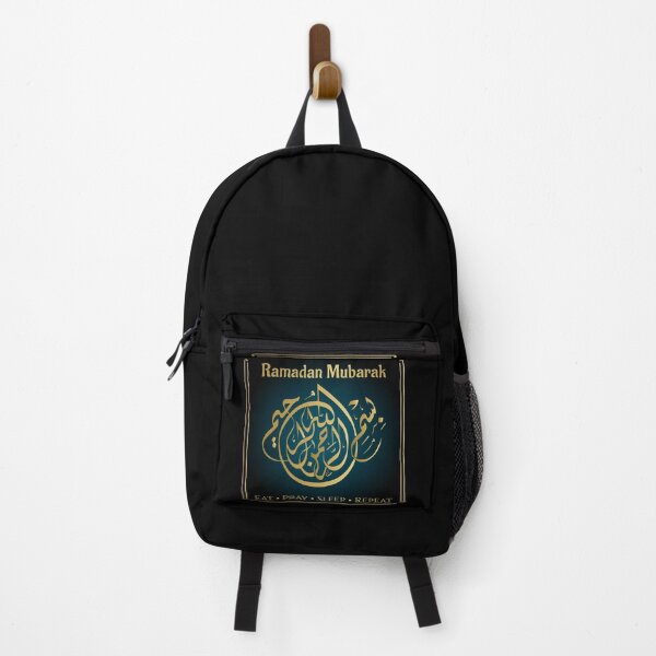 Item preview, Ramadan Mubarak Islamic Calligraphy – Eat Pray Sleep Repeat Muslim T Shirt Design  designed and sold by PixelWaveBD.