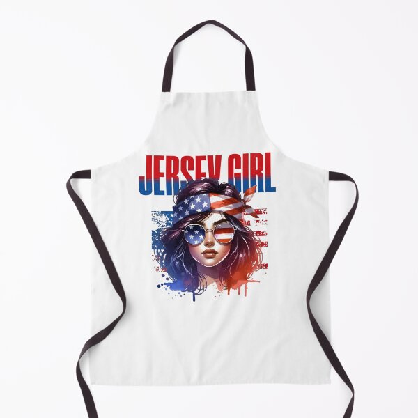 Artikelvorschau, Jersey Girl – Patriotische Frau mit amerikanischer Flagge entworfen und verkauft von JerseyGirls.