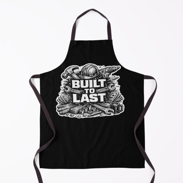 Item preview, Built To Last Mechanic Sticker | Garage Life Builder Work Ethic Design designed and sold by Wolf Garage.