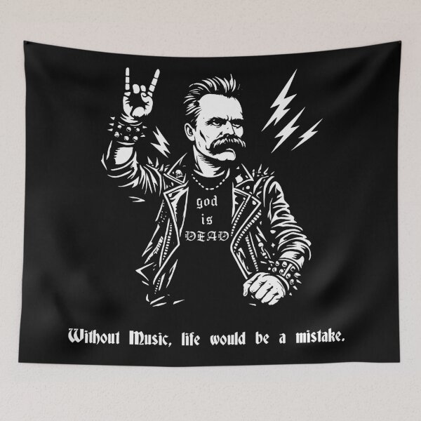 Item preview, Nietzsche – Without Music Life Would Be a Mistake (Ver. 1) designed and sold by R-A Designs.