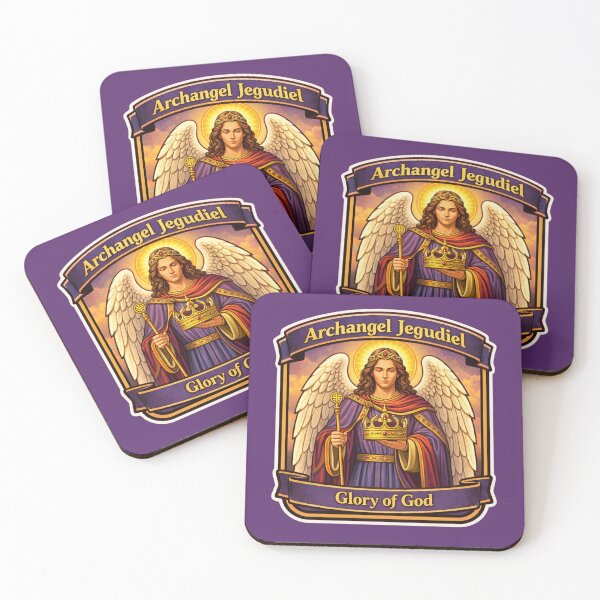 Item preview, Archangel Jegudiel - Sacred Christian Angel designed and sold by Myra365Art.