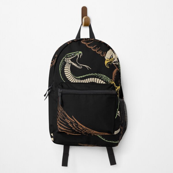 Item preview, Vintage Eagle and Snake Combat - Traditional Tattoo Style Illustration designed and sold by JavaGraph.