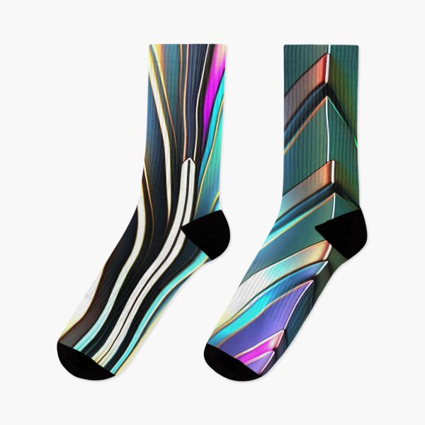 Item preview, RAINBOW CHROME - Art Deco - PATTERN  designed and sold by CleverCulture.