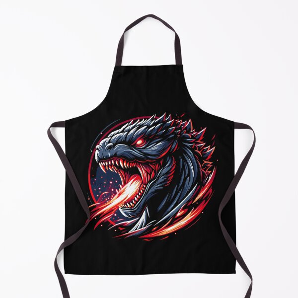 Item preview, Fierce dragon-like creature with fiery breath, showcasing a detailed, colorful design and intense expression. designed and sold by beast-net.