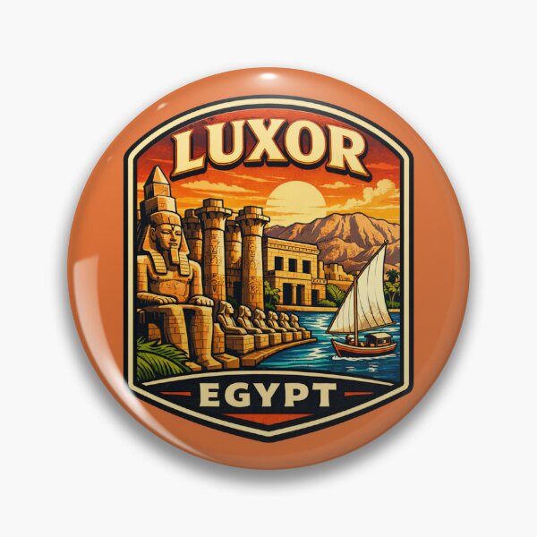 Item preview, Luxor, Egypt - Nile River & Ancient Temples designed and sold by Myra365Art.