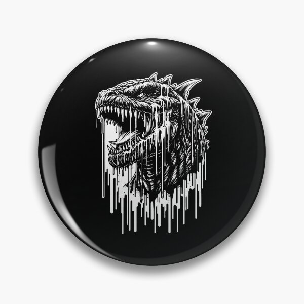 Item preview, Artistic depiction of a creature with a fierce expression, featuring dripping textures and intricate details. designed and sold by beast-net.
