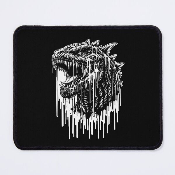 Item preview, Artistic depiction of a creature with a fierce expression, featuring dripping textures and intricate details. designed and sold by beast-net.