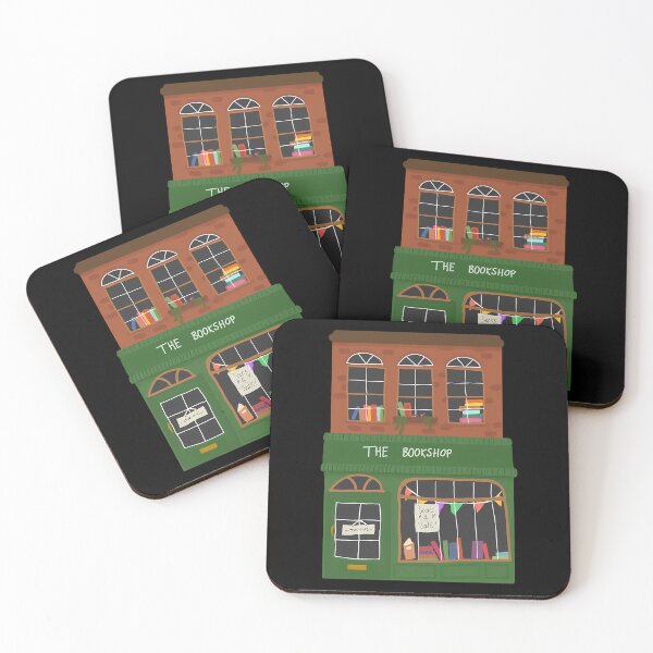 Item preview, Cute Green Bookshop Storefront designed and sold by rnjqgiqk33.