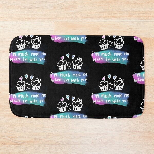 Item preview, Cute Cupcake Love Quote – “I’m Much More Me When I’m With You” Romantic Art designed and sold by Snapystyle.