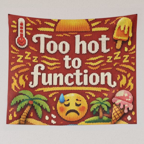 Item preview, Too hot to function Summer heat knitting pattern designed and sold by Mauswohn.