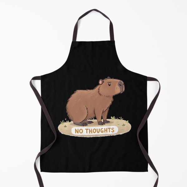 Item preview, No Thoughts Head Empty Capybara designed and sold by rnjqgiqk33.